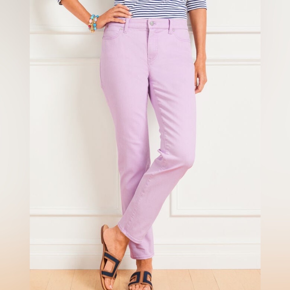 Talbots slim ankle jeans